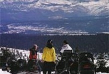 Snowmobile and Snowshoe